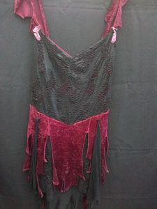 Adult Female Costumes to Hire - Peasant or Pirate - black & burgandy dress